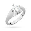 Białe złoto pierścionek z dużym brylantem 0,70ct Generacja W545-B585-B0.70 marko