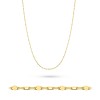 Złoty łańcuszek diamentowany Ankier pr.333 blaszki L158-333 marko