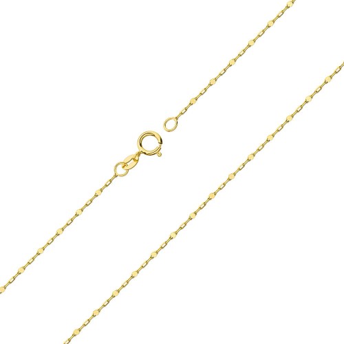 Złoty łańcuszek diamentowany Ankier pr.333 blaszki L158-333 marko