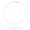 Złota bransoletka na nogę kostkę diamentowany ankier 333 blaszki 25cm BN059-333 marko