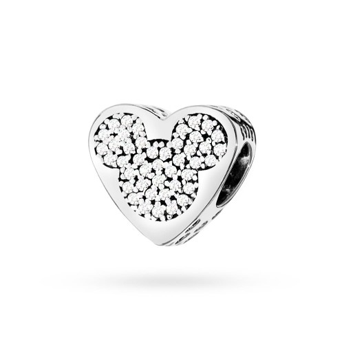 Srebrna zawieszka Charms myszka z cyrkoniami Z619-925 marko