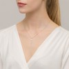 Srebrny minimalistyczny naszyjnik z prostokątną zawieszką Supreni N854-925-S marko