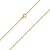 Złoty łańcuszek Lisi ogon 40cm diamentowany Spiga pr. 333 L050-333 marko