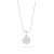 Komplet biżuterii srebrnej shamballa Swarovski kolczyki zawieszka łańcuszek K802-Z431-9-L228 marko