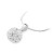 Komplet biżuterii srebrnej shamballa Swarovski kolczyki zawieszka łańcuszek K802-Z431-9-L228 marko