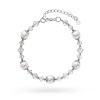 Bransoletka na ślub Swarovski białe perły i kryształy BW018 marko