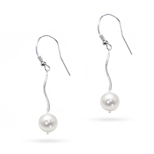 Kolczyki Swarovski perełki wiszące KW026 marko