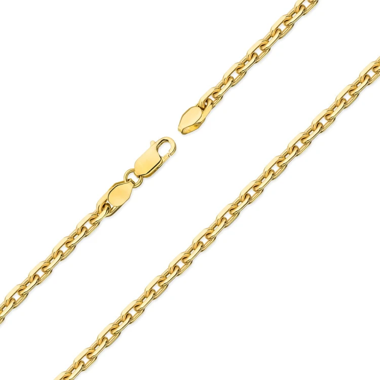 Męski złoty łańcuch splot ankier 70cm 5,6mm pełny L240-585-70 marko