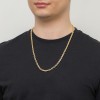 Męski złoty łańcuch splot ankier 70cm 5,6mm pełny L240-585-70 marko