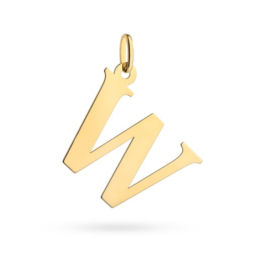 Złota zawieszka literka W Imiona  Z-GW-173-585 marko