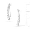 Srebrne kolczyki nausznice z cyrkoniami ear crawler Soledo K226-925-S marko