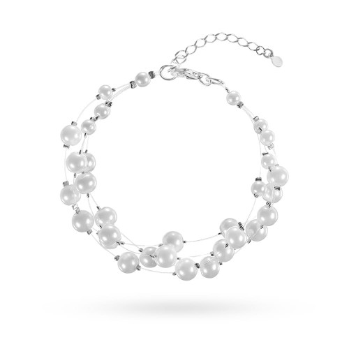 Bransoletka ślubna z perłami Swarovskiego BW031 marko