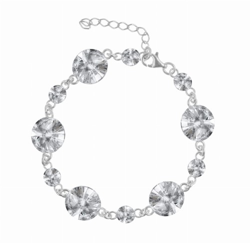 Bransoletka z kryształami Swarovski srebro 925 BW026 marko