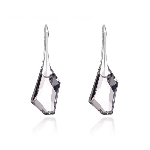 Kolczyki ślubne z kryształem Swarovski Deart srebrne KW077 marko