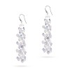 Długie okazałe kolczyki na żyłkach perły i kryształy Swarovski 
 KW060 marko