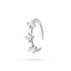 Srebrny kolczyk nausznica nakładka z cyrkoniami fake piercing Soledo K233-925-S marko