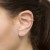 Pozłacany kolczyk nausznica ząbki ćwieki nakładka fake piercing Supreni K290-925-Z marko