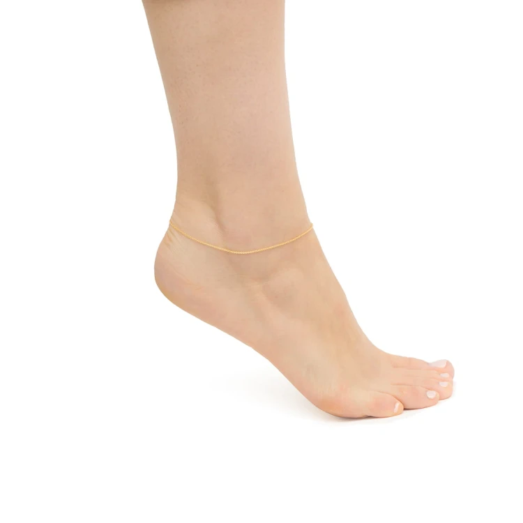 Złota bransoletka na nogę kostkę rolo 25cm BN062-585 marko