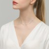 Srebrny naszyjnik choker kwiatki cyrkonie Soledo N881-925-S marko