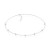 Srebrny naszyjnik choker kwiatki cyrkonie Soledo N881-925-S marko