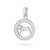 Srebrny wisiorek znak zodiaku w kole Baran cyrkonie Z624-925-BA  marko