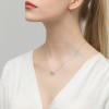 Srebrny naszyjnik zawieszka dwa splecione serca Jeso N885-925-S marko