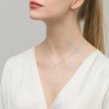 Srebrny naszyjnik z delikatną zawieszką cyrkonia Soledo N883-925-S marko