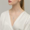 Srebrny wisiorek znak zodiaku w kole Bliźnięta cyrkonie Z624-925-BL marko