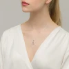 Srebrny wisiorek znak zodiaku w kole Lew cyrkonie Z624-925-LE marko