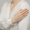 Pozłacany pierścionek z cytrynem okrągły kamień Kleur JP058-925-ZZ marko
