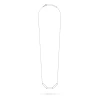 Srebrny naszyjnik zawieszka paperclip trzy szerokie ogniwa ankier Supreni N926-925-S marko