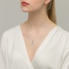 Pozłacany wisiorek znak zodiaku w kole Ryby cyrkonie Z624-925-ZS-RY marko