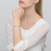 Srebrna bransoletka czerwony sznurek zawieszka koło Animo B836-925-CS marko