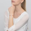 Bransoletka srebrna splecione koła na czerwonym sznurku Animo B835-925-CS marko