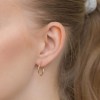 Złote klasyczne kolczyki koła kreolki 18mm Jeso K1314-585 marko