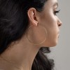 Pozłacany kolczyk podwójne kółko nausznica nakładka fake piercing K1176-925-Z marko