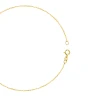 Złota bransoletka na nogę kostkę diamentowany ankier 333 blaszki 25cm BN059-333 marko