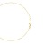 Złota bransoletka na nogę kostkę diamentowany ankier 585 blaszki 25cm BN059-585 marko