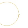 Złota bransoletka na nogę kostkę diamentowana pancerka 25cm BN060-585 marko