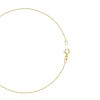 Złota bransoletka na nogę kostkę diamentowana kulka 25cm BN063-585 marko