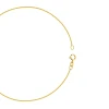 Złota bransoletka na nogę kostkę lisi ogon diamentowany Spiga 25cm BN064-333 marko