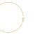 Złota bransoletka na nogę kostkę lisi ogon diamentowany Spiga 25cm BN064-333 marko