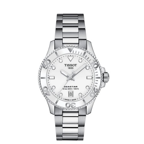 Zegarek Tissot Seastar T1202101101100 sportowy na bransolecie MARKO