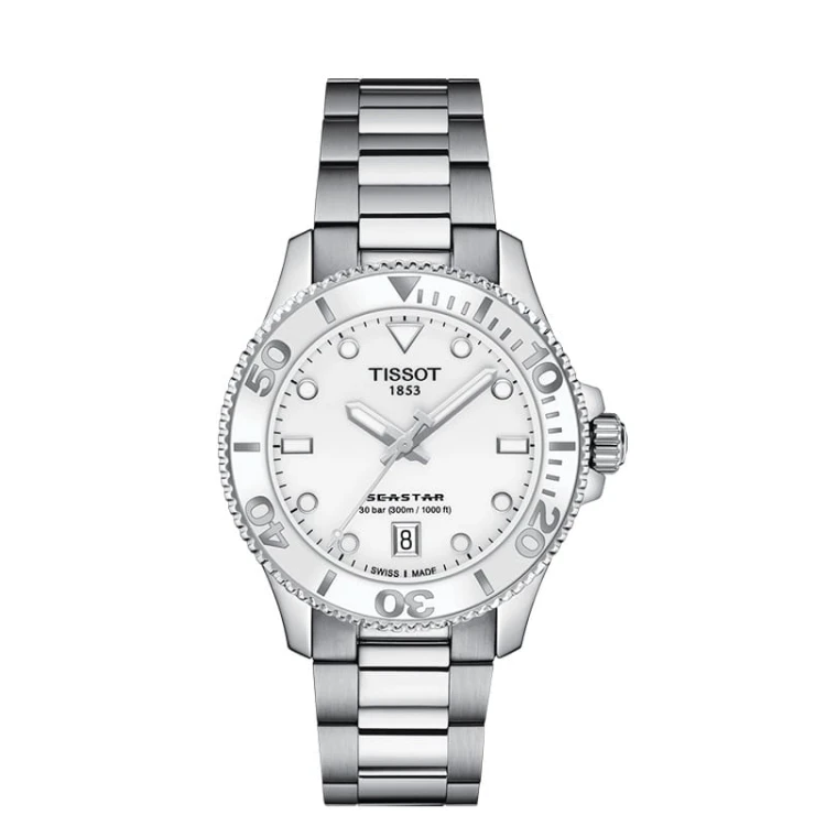 Zegarek Tissot Seastar T1202101101100 sportowy na bransolecie MARKO