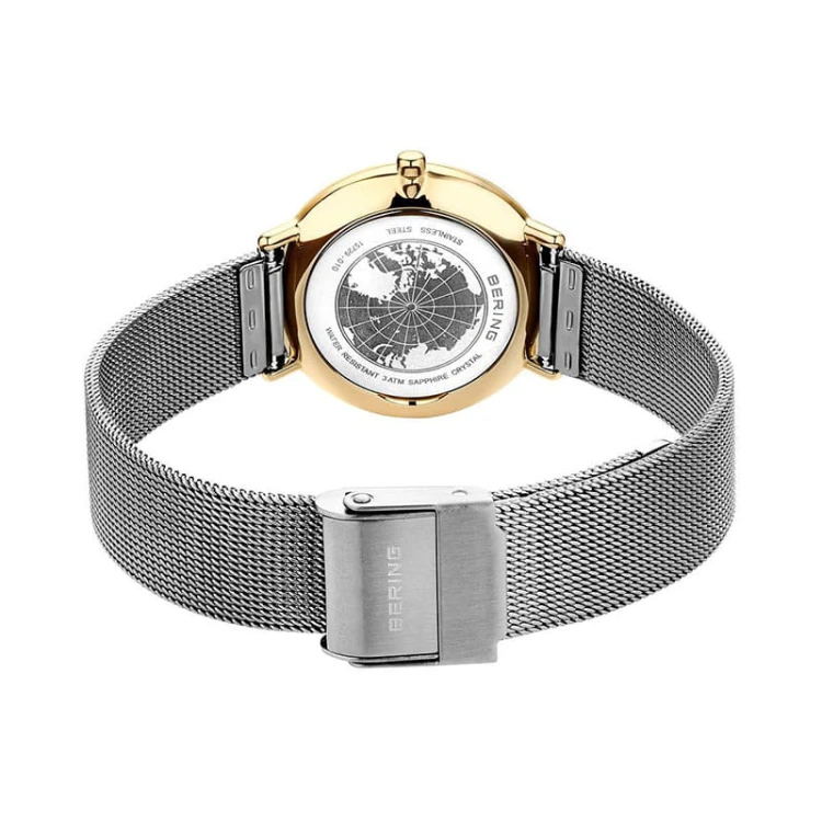 Damski zegarek Bering Classic 15729-010 na stalowej bransolecie MARKO