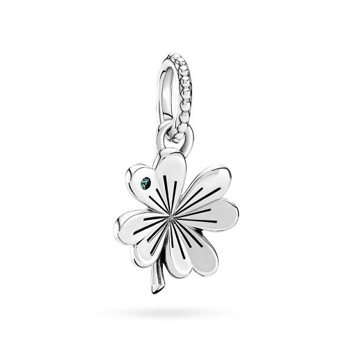 Srebrna zawieszka koniczynka na szczęście Charms Z636-925-S marko