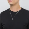 Srebrny mały krzyżyk z Jezusem próba 925 D410-925-S marko