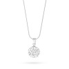 Naszyjnik Shamballa Swarovski zawieszka kulka 12mm łańcuszek Z431-925-L228 marko