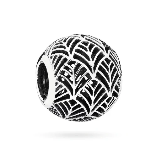 Srebrna zawieszka koralik Charms ażurowy zdobiony Z042-925 MARKO