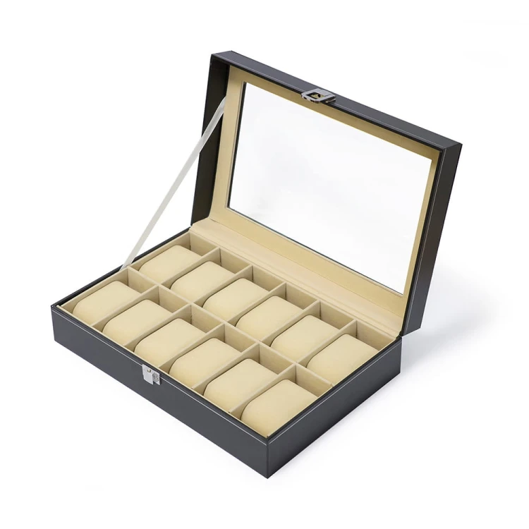 Pudełko szkatułka etui organizer na zegarki - 12 zegarków A013-12 marko
